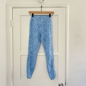 Beach Riot Blue Floral Leggings